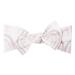 Copper Pearl Baby Stretchy Soft Knit Headband Bow Bliss