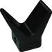 SeaSense Black Rubber 2IN Bow Stop for 1/2IN SHAF