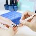 Dual-Ended Rhinestone Picker Doting Pen - Wax Pencil Applicator for Nail Art Jewelry & DIY Crafts - White Acrylic Handle - Buy Online on GoSupps.com