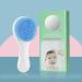 Silicone Baby Hair Brush & Comb Set with Mirror - 3 in 1 Grooming Kit for Newborns, Toddlers, Infants - Super Soft - Blue - Buy Online on GoSupps.com