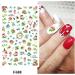 Christmas Nail Art Stickers Decals 10 Sheet Self Adhesive Gnome Santa Claus Reindeer Snowflake Christmas Tree Nail Sticker Design Nail Decoration for Women Girls - Buy Online on GoSupps.com