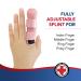Doctor Developed Finger Splint & Handbook - Trigger Finger Arthritis RSI - Fits Ring Index Pinky & Middle - Pink L/XL Single - Buy Online on GoSupps.com