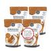 borchers birch sugar 100% xylitol with Ceylon cinnamon | sugar-free | 4 bags of 250g each | tooth-friendly | fewer calories | 4x 250g