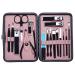 Beaupretty 1 Nail Set Professional Nail Clippers Kit Nail Tools Cuticle Pusher Toe Nail Manicure Pedicure kit Cosmetology kit Nail Gel Manicure kit Stainless Steel Nail Clipper Major Scraper