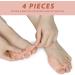 Toe Separators for Men & Women - Silicone Gel Toe Spacers for Bunion Correction & Toe Alignment (2 Pairs - Buy Online on GoSupps.com