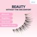 Aura Vegan False Lashes - Reusable 15 Wears Lightweight Korean Silk Natural Look Cruelty-Free Handmade Eyelash for Everyday Use - 1 Pair - Buy Online on GoSupps.com