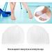 Silicone Toe Separators 1 Pair - Bunion Straightener & Toe Protector for Men & Women (White) - Buy Online on GoSupps.com