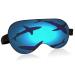 WELLDAY Sleep Mask Floating Sharks Night Eye Shade Cover Soft Comfort Blindfold Blockout Light Adjustable Strap for Men Women A08