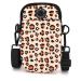 COOWOON GASSI PACK DOG TENLI bag for dog walking dog bag with POOP BAG Dispenser Crossbody Bag for cell phone dog geckerlis toys perfect for walks training running pink leopard