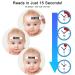 Buy Gkhowiu 30-Piece Reusable Forehead Thermometer Stripes - Self-Adhesive & Discoloration Stickers for Accurate Temperature Tracking | International Shipping Available - Buy Online on GoSupps.com