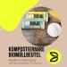20L Organic Waste Bags with Handle - 56 Compostable & Biodegradable Bags Made in Germany Tear-Resistant Climate-Neutral | Available in 6L 10L 30L - Buy Online on GoSupps.com