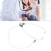 Audiphones Stethoscope Binaural Accessory Binaural Aid Listening Stethoscope for Diagnostic and Screening Instruments Transparent PP Hearing Stethoscope