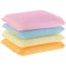 4pcs/Set Soft Sponge Scouring Pads Dish Bowl Kitchen Cleaning Scrub Scrubber Pad - Buy Online on GoSupps.com