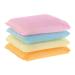 Mllepjdh 4pcs/Set Soft Sponge Scouring Pads Dish Bowl Kitchen Scrub Scrubber Pad Car Brushes Hand