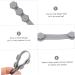 Buy Marmerdo 10pcs Masking Hooks - Ear Extension Buckles for Face Masks | Durable Lanyard Tabs 14.7x1.9cm - International Shipping Available - Buy Online on GoSupps.com