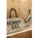 Childhome Mommy Bag | Large Capacity Travel & Changing Bag with Isotherm Pocket | Adjustable Shoulder Strap | Stylish Leopard Design - Buy Online on GoSupps.com