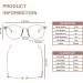 Yukang Women's Blue Light Filter Glasses - Super Light TR90 Gaming Goggles with Crystal Brown Color Loyalty - Buy Online on GoSupps.com