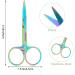 WLLHYF 3 Pack Small Eyebrow Facial Nose Hair Grooming Scissors Stainless Steel Mustache Eyelashes Trimmer Travel Scissors Kit Mini Curved Rounded Scissors for Eyebrow Cuticle Trimming Nasal Clippers - Buy Online on GoSupps.com