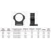 Warne Maxima Horizontal Optic Rings - 1 Inch/30mm PA, Low Profile - Buy Online on GoSupps.com