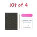 Buy Square Press on Nails - Short Cyan False Nails Glossy Full Cover Acrylic for Women & Girls 24Pcs DIY Manicure - Buy Online on GoSupps.com