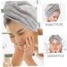 Buy Amosfun 2pcs Dry Hair Cap - Fast Drying Turban & Shower Towel Wrap for Efficient Hair Drying | International Shipping Available - Buy Online on GoSupps.com