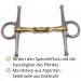 AMKA Double Jointed Argentan Full Cheek Snaffle Bit - 16 mm Gag Bit for Optimal Horse Control | International Shipping Available - Buy Online on GoSupps.com