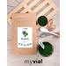 Myvial Bio Chlorella Powder 100g - Vegan Additive-Free Plastic-Free Rich in Vitamin B12 & Iron - Premium Chlorella Vulgaris Algae Powder for Optimal Health - Buy Online on GoSupps.com