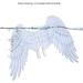 Zerodis Large Angel Wings for Halloween Party Costume - Adult & Kids Fairy Wings in White - 50x29x1cm - Buy Online on GoSupps.com