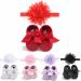 MACHSWON Baby Girls Bow-Knot Mary Jane Flats with Headband | 3-6 Months Pink - Buy Online on GoSupps.com