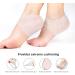 Silicone Heel Cups - Plantar Fasciitis Inserts & Heel Protectors (4 Pairs) for Men and Women - Buy Online on GoSupps.com