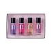 Victoria Body Mist Collection 4 Piece Mini Mist Gift Set: Love Spell Pure Seduction Bare Vanilla Velvet Petals.