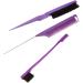 Lot de 3 peignes de beaut 3 pi ces pour cheveux peigne queue pour les voyages les femmes les b b s les enfants les femmes les b b s et les enfants violet - Buy Online on GoSupps.com