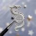3D Alloy Dragon Nail Charms - Set of 10 Retro Silver Chinese Zodiac Dragon Charms for Nail Art Decorations - Buy Online on GoSupps.com