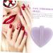 POPETPOP 1pc Nail Stickers Acrylic Nail Molds Nail Decoration Resin Nail Manicure Practice Nail Printing Nail Bending Resin Molds Nail Embossed Mold Pentagram Purple 3d Metal Frame 5x5.5cm Purple - Buy Online on GoSupps.com