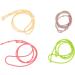 Vgeby Silicone Baby Bite Ring Toys - 4-Part Teething Relief | Safe Calming Chew Toys for Infants - Tactile Training for Wounded Gums - Buy Online on GoSupps.com
