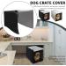 EKDJKK 36-inch Black Dog Crate Cover | Easy Install 210D Oxford Cloth | Privacy Indoor/Outdoor Kennel Cage | Machine Washable - Buy Online on GoSupps.com