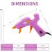 Liumai Hot Glue Gun Kit with 30 Glue Sticks - Mini Hot Melt Gun for Crafts, DIY, Arts, and Repairs - 30W Pink - Carrying Case Included - Buy Online on GoSupps.com