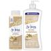 St. Ives Body Wash & Body Lotion Set Soothing Oatmeal & Shea Butter Body Soap & Shower Gel + Moisturizing Lotion (2 Piece Set)