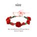 10 Pack Boho Flower Crown Headbands with Ribbon - Wedding Bridal Tiara and Hawaiian Party Accessories for Kids, Women, Girls - Buy Online on GoSupps.com