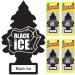 Little Trees Car Freshener Black Ice 10-Pack - Long-Lasting Scent for Your Vehicle - Buy Online on GoSupps.com