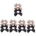 10 Pairs bow hairpin hair pin bowknot toddler bows baby hair bows hair bow pins boutiques barrettes new year hair decoration girls hair bows bow tie baby girl headgear fabric