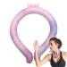 Neck Cooler Ice Wrap Wearable Tubes Cooling Rings for Heat - Cold Tubes for Heat Outdoor Ice Tubes for Running Hiking Camping Beach Backpacking Rowces M Code Gradient Powder