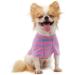 LOPHIPETS 100% Cotton Striped Dog Tee Shirt | Small Dogs Chihuahua Puppy Clothes | Tank Tee-Purple and Pink Strips | L Large 6.5-10 lbs - Buy Online on GoSupps.com