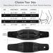 Lower Back Support Belt for Men & Women | Lordosis Pain Relief & Posture Correction | Adjustable Breathable Waist Support for Herniated Disc Sciatica & Scoliosis - Black - Buy Online on GoSupps.com