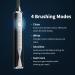 CD-02 Wireless Electric Toothbrush - Rechargeable 4 Modes Pressure Sensor 240 Days Battery Life - Black & Silver - Buy Online on GoSupps.com