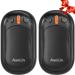 2 Pack Hand Warmers Rechargeable 2 in 1 Electric Hand Warmers Reusable 12Hrs Long Heating Portable Pocket Handwarmer Great Gift for Outdoors Hunting Golf Camping 2 Pack Black