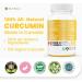 HIGH POTENCY TURMERIC CURCUMIN + BLACK PEPPER EXTRACT Powerful 3700mg per Serving (2 capsules) Source of Anti-Inflammatory and Antioxidants. Joint Pain Relief Improved Liver Function. Non-GMO Vegan Gluten Free. Zero Additives Easy to Swallow Capsules. - Buy Online on GoSupps.com