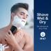 LOBINH Electric Razor for Men - 100% Washable Rechargeable Rotary Shaver Cordless Wet & Dry with Fast Charging 4D Floating Head & Pop-up Trimmer - Buy Online on GoSupps.com
