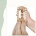Sego 50cm Clip-In Braid Ponytail Extension - Wavy Golden Mix Blonde | Voluminous Synthetic Hair (150g) - Buy Online on GoSupps.com