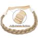 Shop Silk-Co Women's 3 Strand Blonde Hair Band | Vintage Braided Headband & Hair Extensions - Buy Online on GoSupps.com